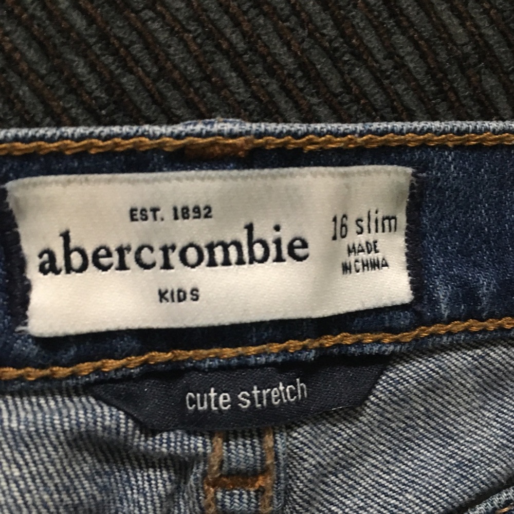 EUC abercrombie kids Haley Jeans, Size 16 Slim - Picture 6 of 8